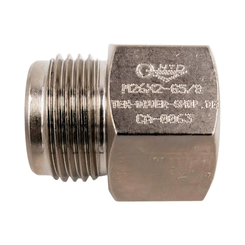 Echt Gewindeadapter Druckluft G 5/8" Innengewinde - Nitrox M26x2 Außengewinde