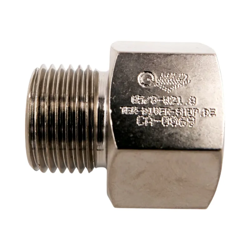 Abverkauf Gewindeadapter Druckluft G 5/8" Innengewinde - Edelgas W 21.8 Aussengewinde