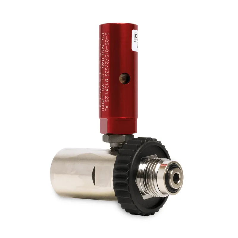 Abverkauf Sicherheits Fülladapter G5/8" 300 bar - G5/8" 200bar mit 232bar Sicherheitsventil
