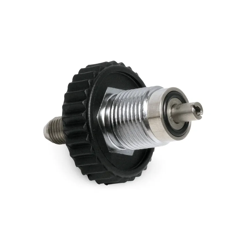 Anschlusswelle Handrad und Abströmschutz G5/8" 200bar - JIC 7/16"UNF Schnäppchen