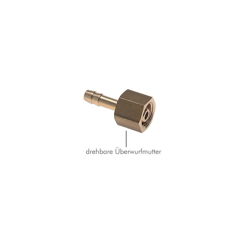 Abverkauf Hose nozzle with G1/8 " Left-hand thread nut 4mm hose
