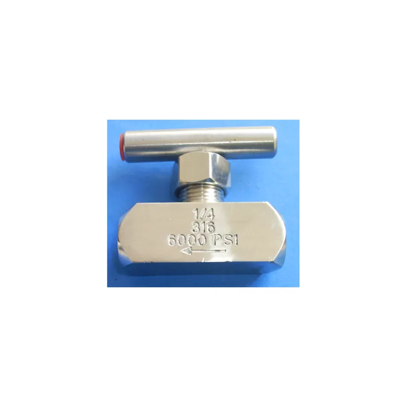 Nadelabsperrventil aus Edelstahl mit G1/4" Anschluß max. 400bar 6000psi Preis Gesenkt