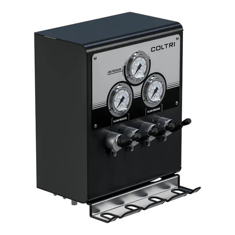 Filling panel with 2x 200bar and 2x 300bar separate outlets and toggle valves Wochenendangebot