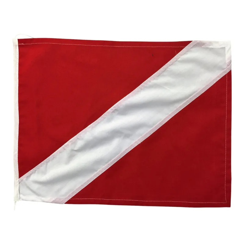 Super-Preis Diver Flag DAN Flag red - white 30x45cm Scuba Dive