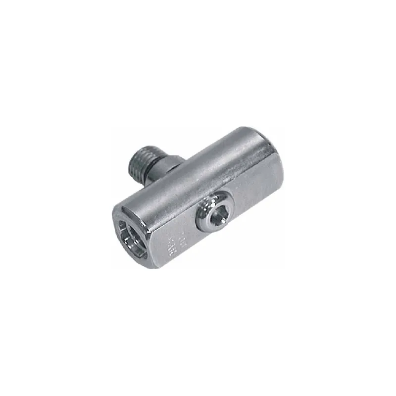 Super-Preis T-Stück für Hochdruckabgang Atemregler, beweglich, UNF 7/16" Aussengewinde - 2x UNF 7/16" Innengewinde