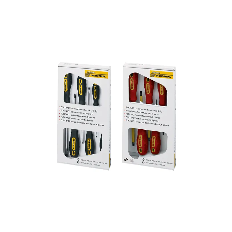 FLEX-DOT Schraubendrehersatz 6-tlg., Schlitz und POZI Knallerangebot