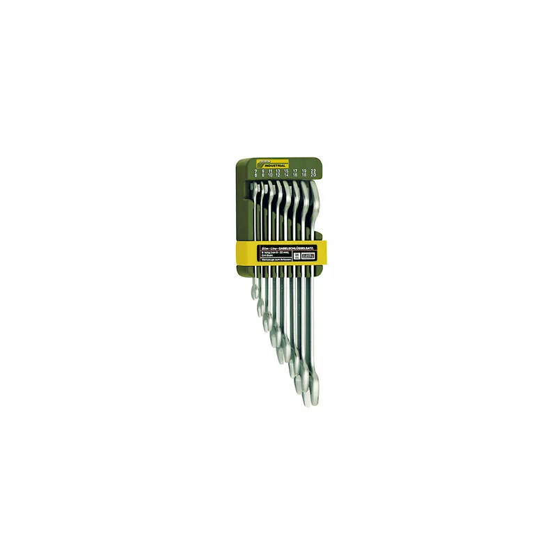 Doppel-Maulschlüsselsatz, 8-teilig von 6 x 7 bis 20 x 22 mm Begrenztes Angebot