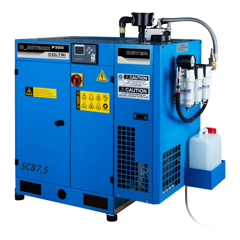 Preisknaller Nitrox membrane system C-Nitrox P320 with screw compressor and refrigeration dryer
