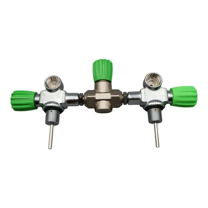 Sichere Zahlung Manifold Nitrox M26x2 232bar 185mm for scuba tanks 140/171mm M25x2 double scuba tank valve