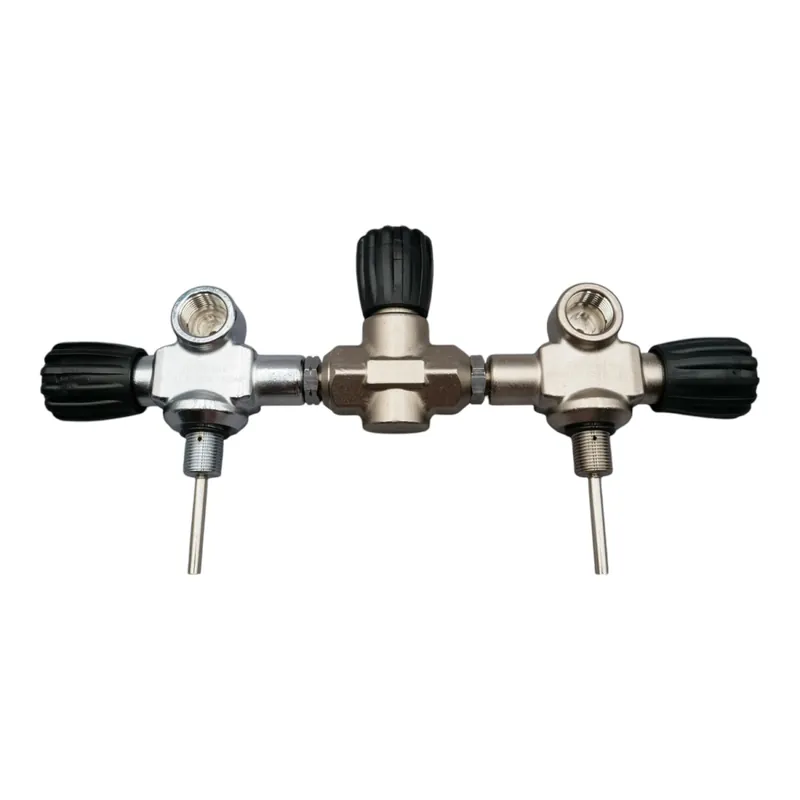 Versand Am Gleichen Tag Brücke Druckluft G5/8" 232bar 185mm für Tauchflaschen 140/171mm M18x1,5 Doppeltauchflaschenventil