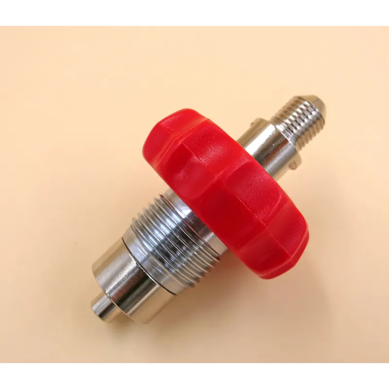 Abverkauf Anschlusswelle Handrad mit Abströmschutz G5/8" 300bar - JIC 7/16"UNF