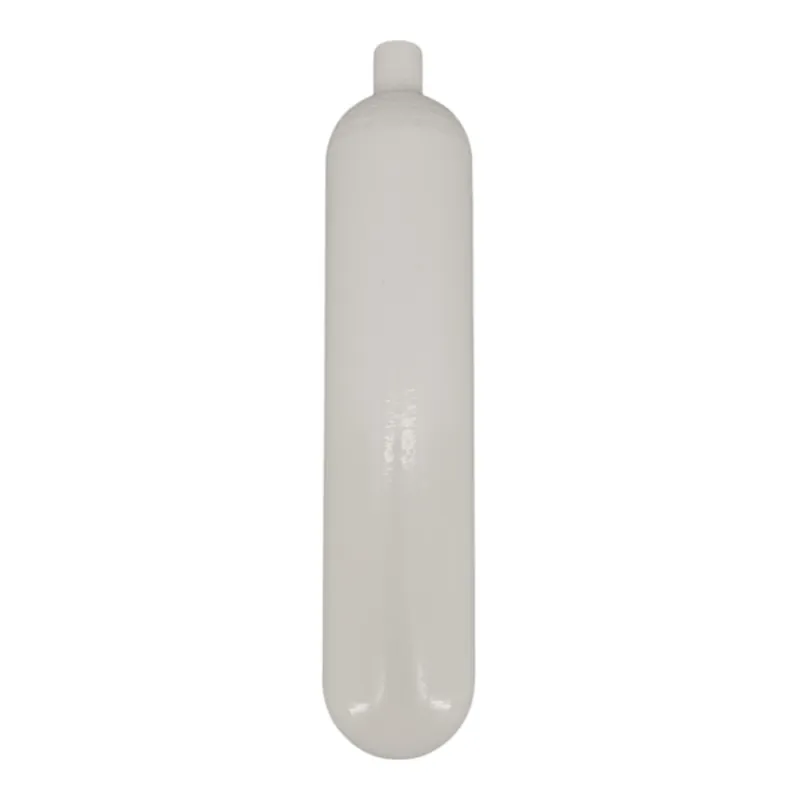 Steel cylinder / diving cylinder 1.5 liters 232 bar 83mm M18x1.5mm without valve white Rabatt