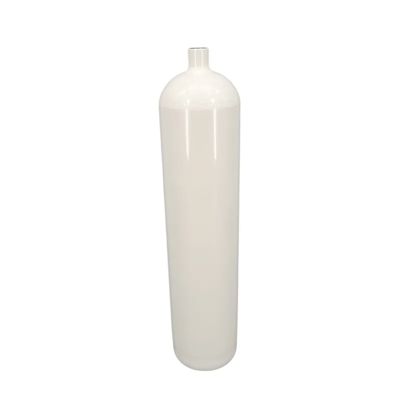Schneller Versand Steel cylinder / diving cylinder 4 liters 200 bar 114mm M18x1.5 without valve white