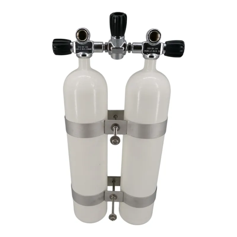 Double pack 4 liters 200bar compressed air with lockable bridge Schnäppchen
