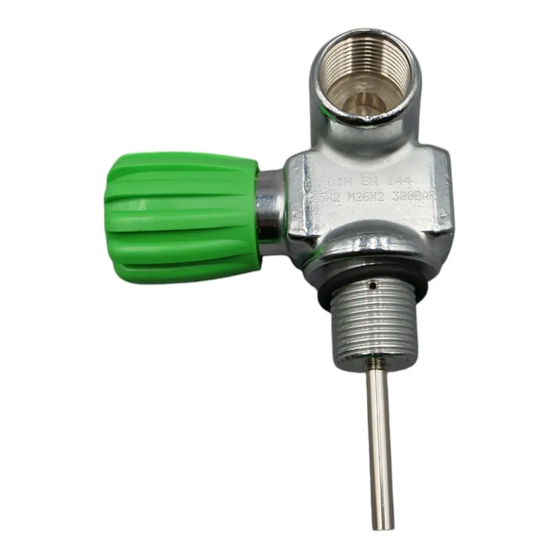 Geprüft Monoventil Nitrox M26x2 300bar M25x2 Tauchflaschenventil links