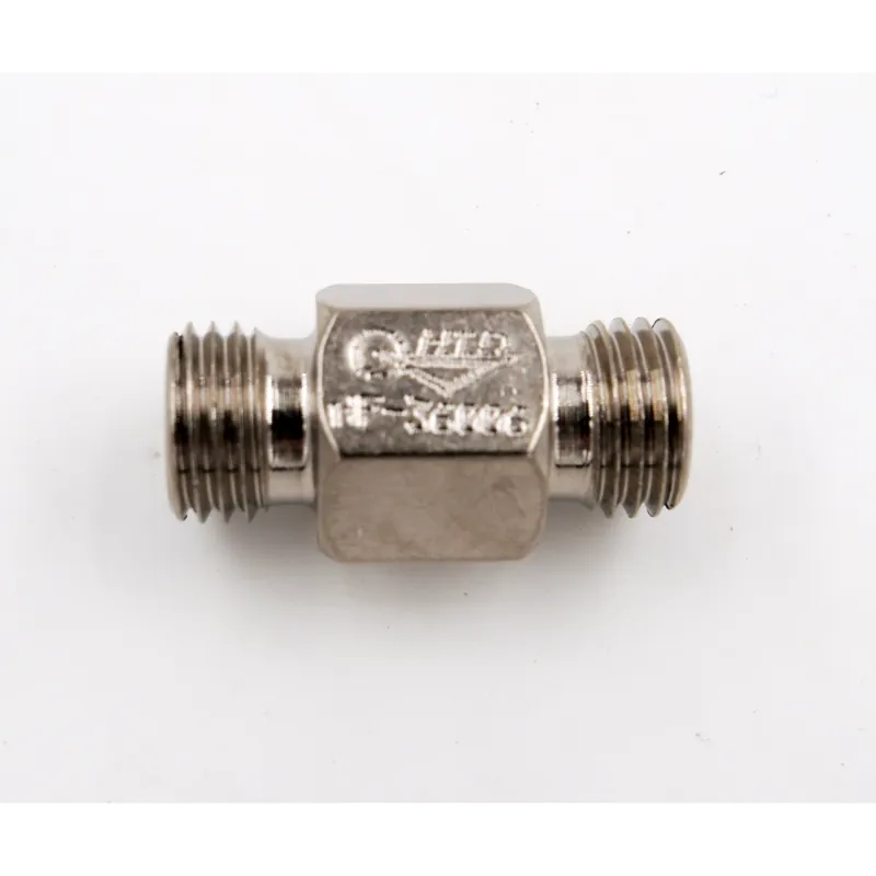 Hose adapter UNF 7/16" male thread on both sides for Swifel Finimeter connection Echt