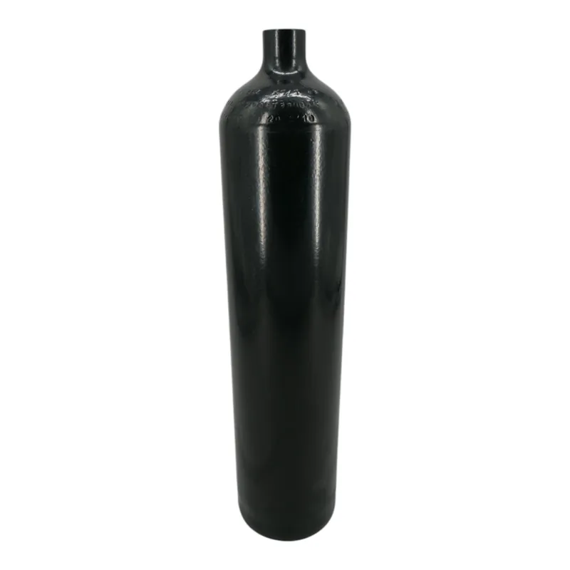Heißes Angebot Steel Cylinder / Diving Cylinder 4 Liters 200 bar 114mm M25x2 without Valve black