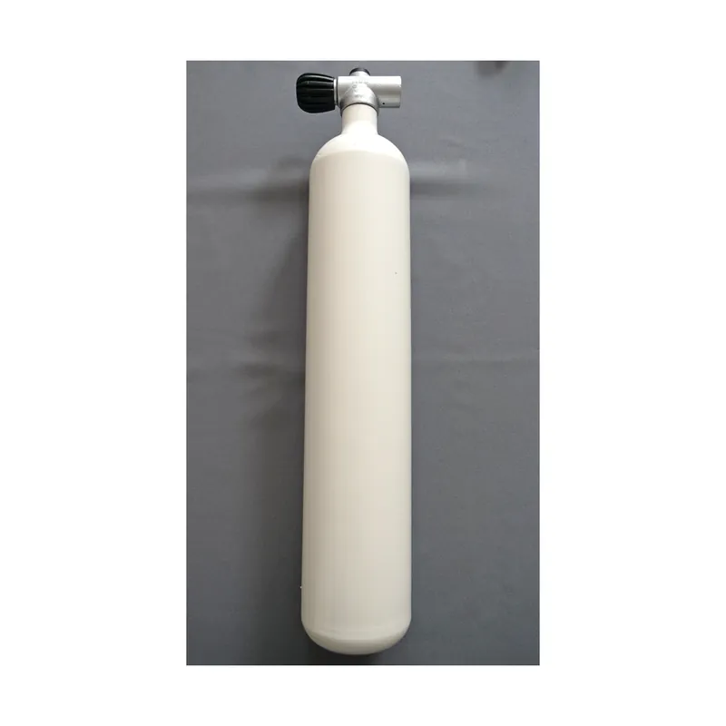 Diving bottle 3 litre 300bar complete with valve white M25x2 Preis Gesenkt