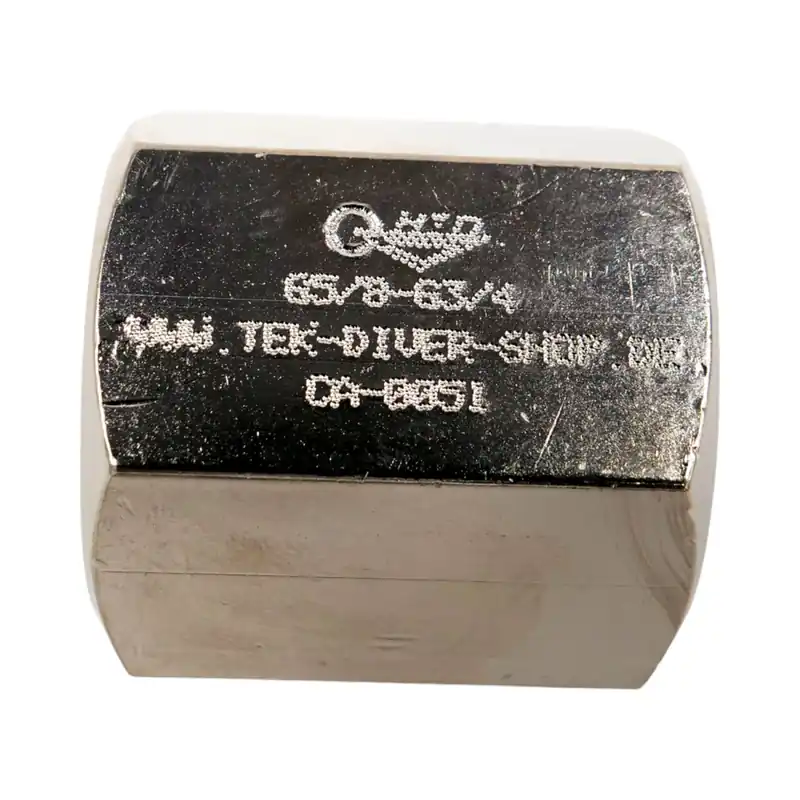 Fülladapter / Gewindeadapter Sauerstoff G3/4" Restdruckventil nach G5/8" Innengewinde Top-Angebot