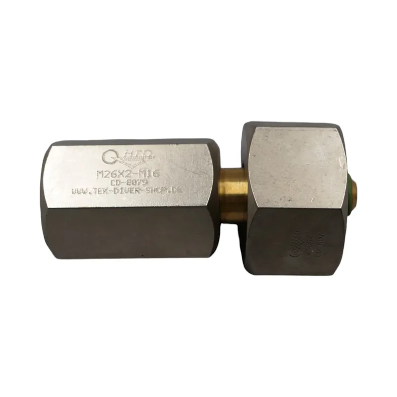Multiadapter 300bar Sauerstoff/Edelgas/Druckluft auf M26 Innengewinde 300bar Rabatt