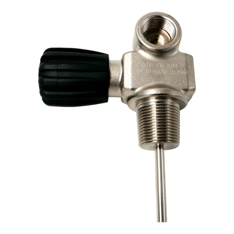 Erweiterbares Monoventil Druckluft G5/8" 232bar 25E Großkonisch Tauchflaschenventil links Heißes Angebot