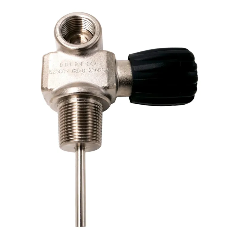 Expandable monovalve compressed air G5/8” 232bar 25E Large conical diving cylinder valve right Online Kaufen