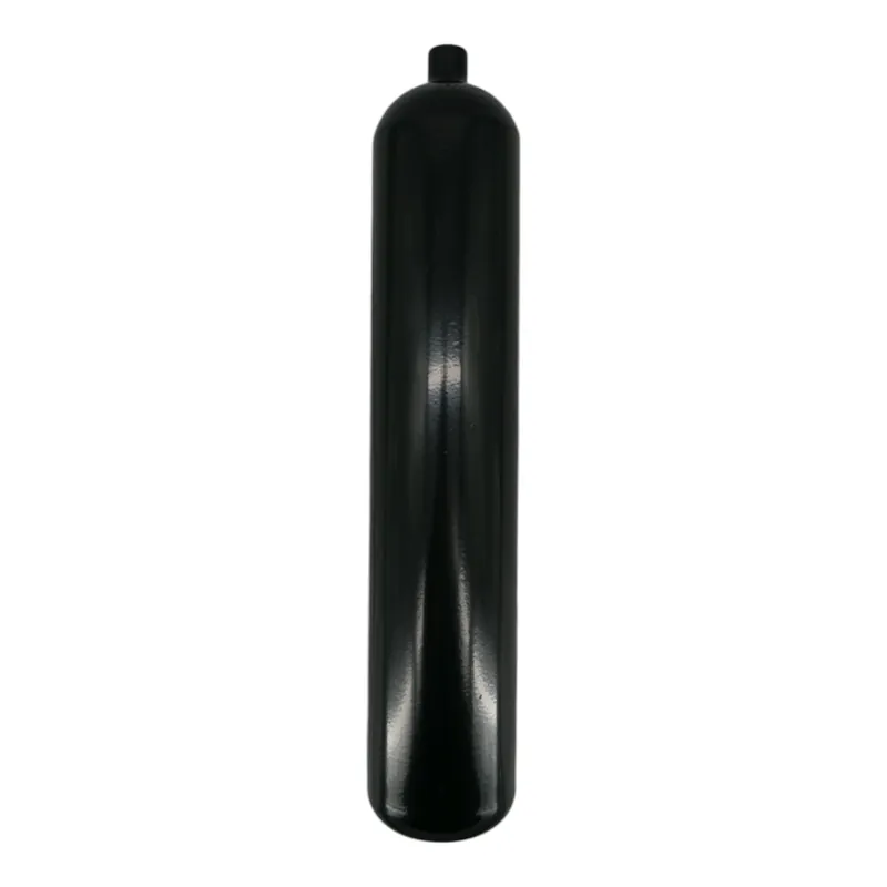 Stahlflasche / Tauchflasche 3 Liter 232 bar 100mm M18x1,5 ohne Ventil schwarz Bestseller