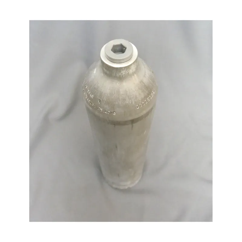 Aluminium Tauchflasche 3 Liter 200bar ohne Ventil natur Echt