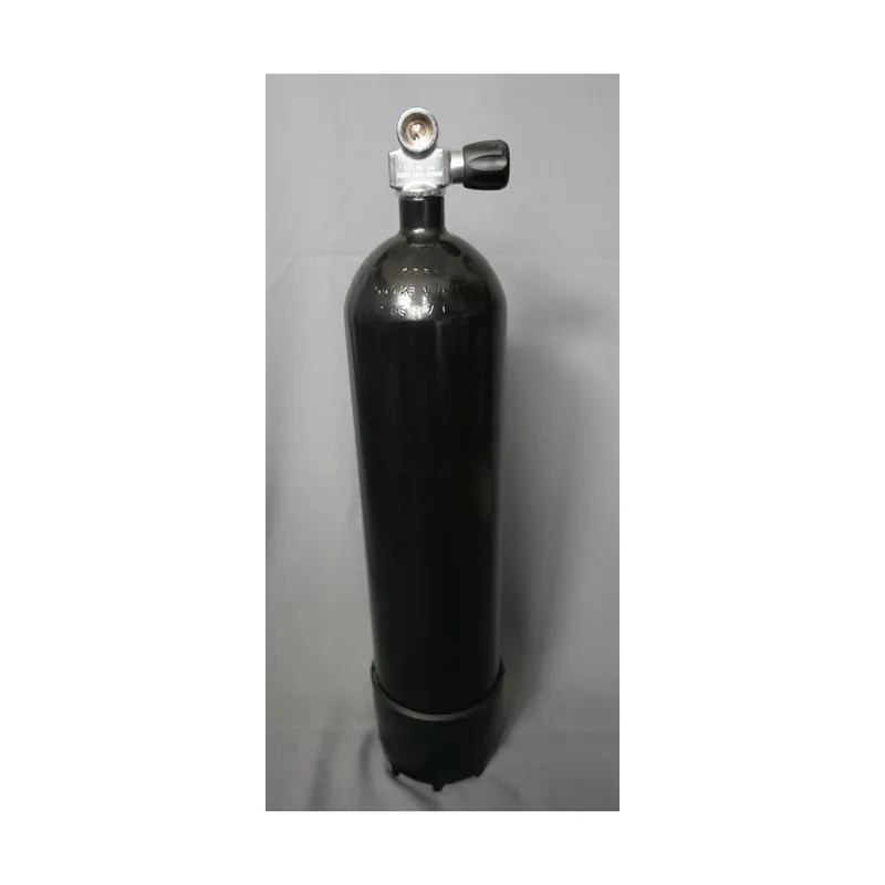 Saisonangebot Diving bottle 7 litre 230bar complete with valve and stand black