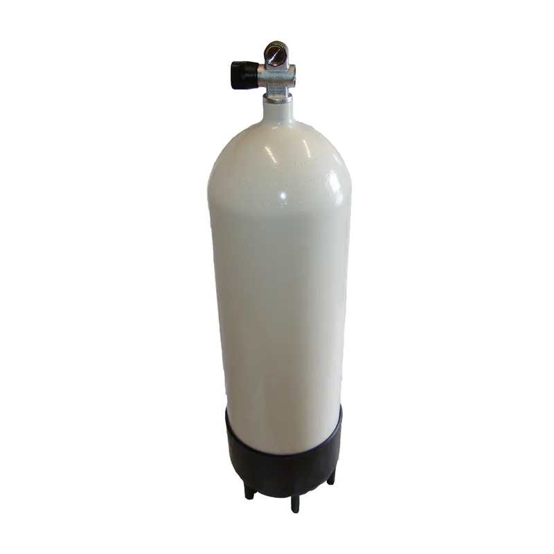 Tauchflasche 20 Liter 232bar komplett mit Ventil schwarz Neu