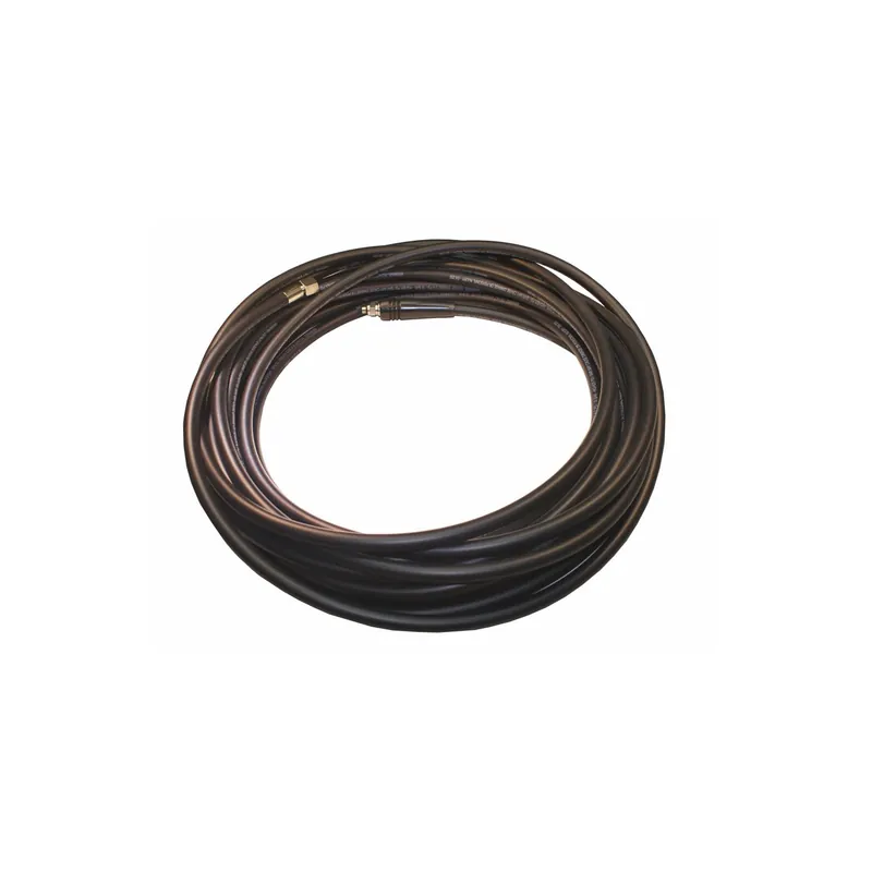 Letzte Chance Mitteldruckschlauch 10 Meter für zweite Stufe oder Oktopus Anschluss 3/8"UNF schwarz