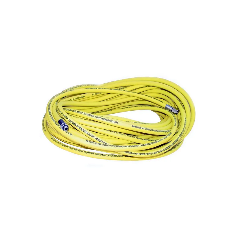 Mitteldruckschlauch 10 Meter für zweite Stufe oder Oktopus Anschluss 3/8"UNF yello Highlight