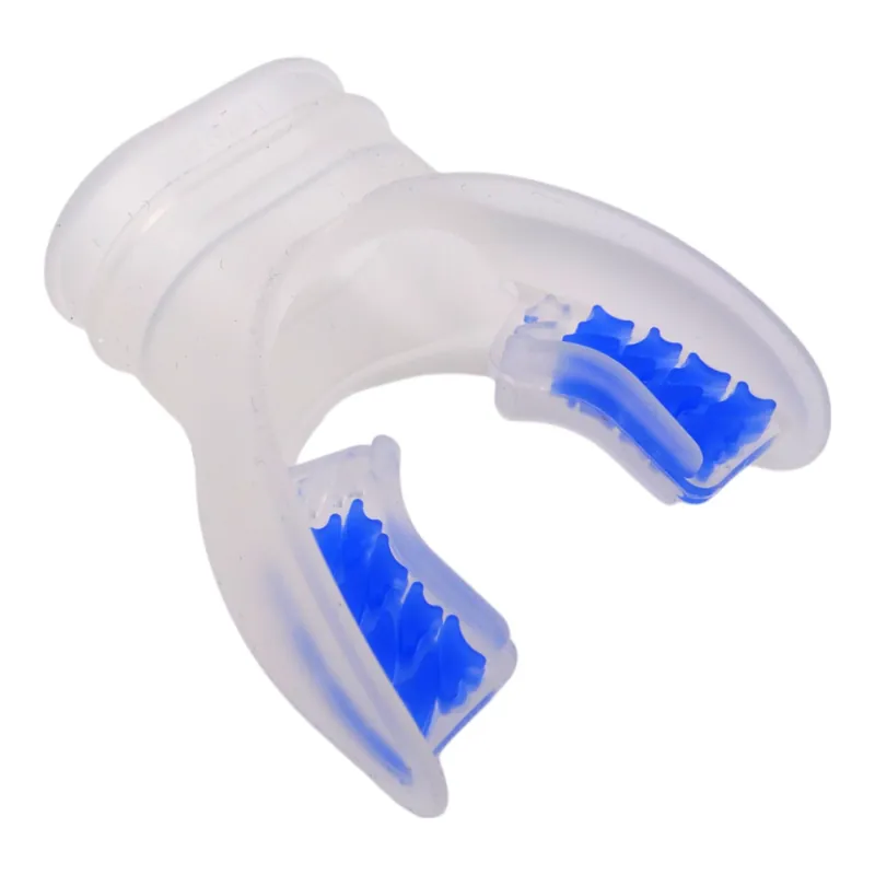 Begrenztes Angebot Silicone mouthpiece transparent/blue for regulator
