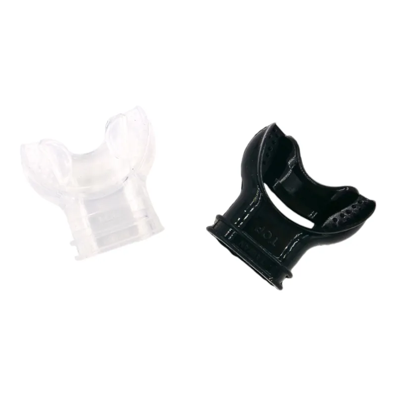 Mundstück Silikon comfort transparent/schwarz Sale
