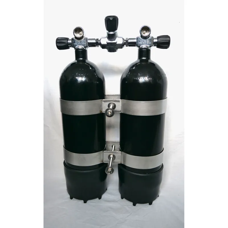 Nur Für Kurze Zeit Doppelpack 5 Liter 200bar Druckluft mit absperrbarer Brücke 186mm schwarz