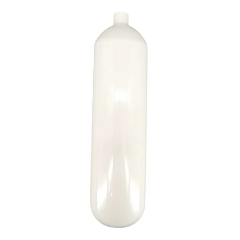 Steel Cylinder / Diving Cylinder 6 liters 232 bar 140mm M25x2 without valve white Sofort Bestellen