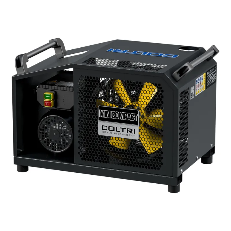 Breathing air compressor MINI COMPACT 100 l/min E-motor 230V 300bar 50Hz (MCH6 COMPACT) Autodrain and Autostop Preisknaller