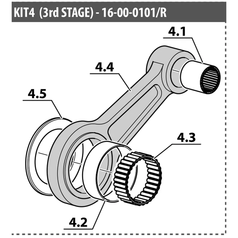 Letzte Chance KIT ZYLINDER 2. - 3. Stufe MCH-13/16/23 (KIT BIELLA 2° - 3° Stadio MCH-13/16/23)