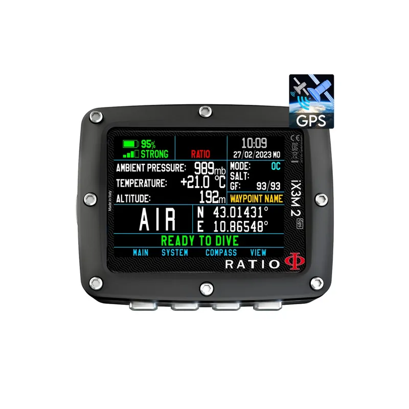 Tauchcomputer iX3M 2 Deep GPS Zertifiziert