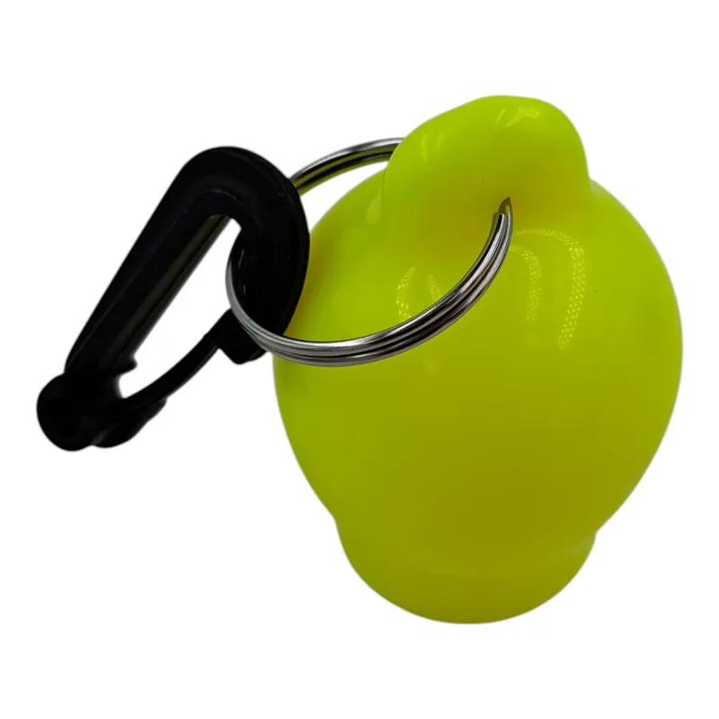 Mundstückshalter für Oktopus mit Plasteclip Atemregler Abdeckung Gelb Sonderangebot