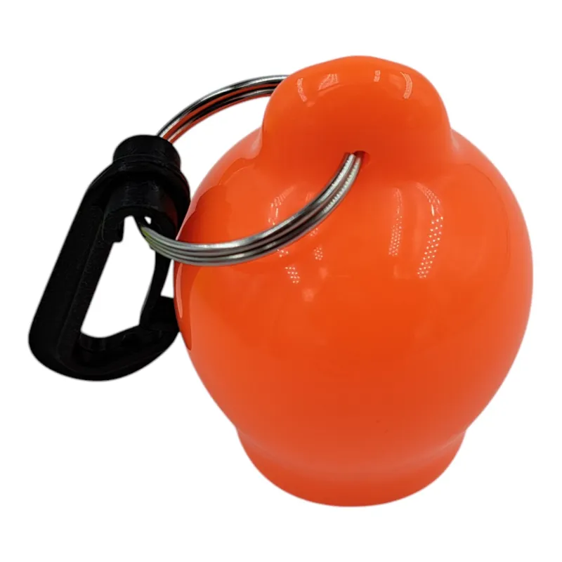 Mundstückshalter für Oktopus mit Plasteclip Atemregler Abdeckung Orange Abverkauf