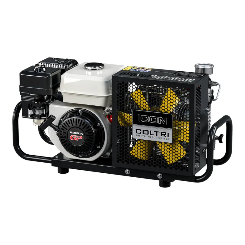 Atemluftkompressor 100 l/min 200/300 bar mit Verbrennungsmotor Honda Digital hour-tacho meter Jetzt Kaufen