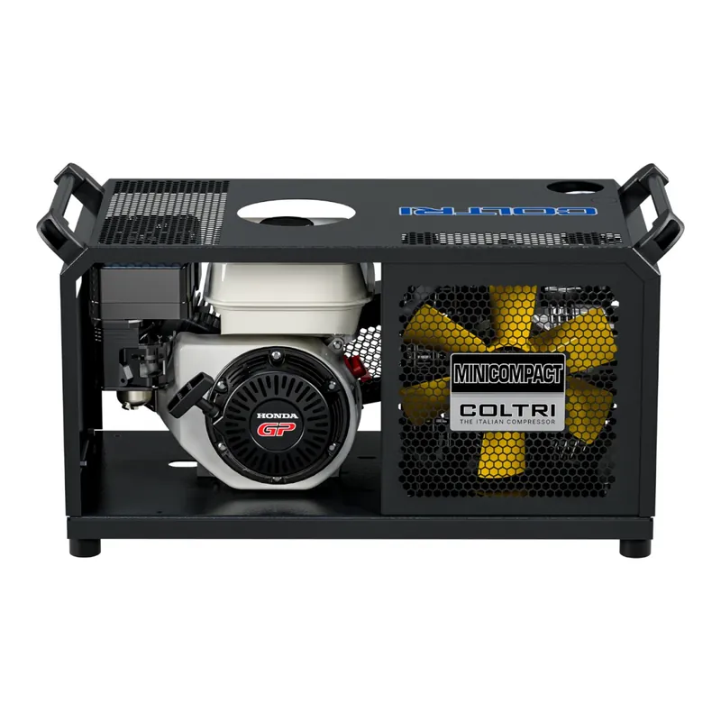 Markenware Atemluftkompressor MCH6 Compakt 100 l/min 232 bar mit Verbrennungsmotor Honda automatische Endabschaltung + Digitaler Stundenzähler