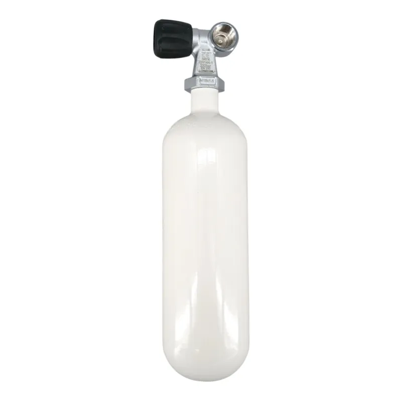 Tauchflasche 1 Liter 200bar komplett mit Ventil Z-Ventil G5/8" Bestpreis