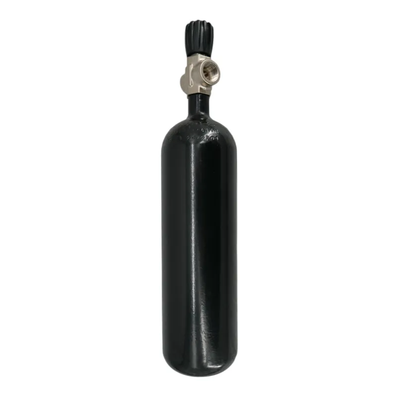 Must-Have Diving bottle 2 litre 232bar complete with valve black S-Valve G5/8"