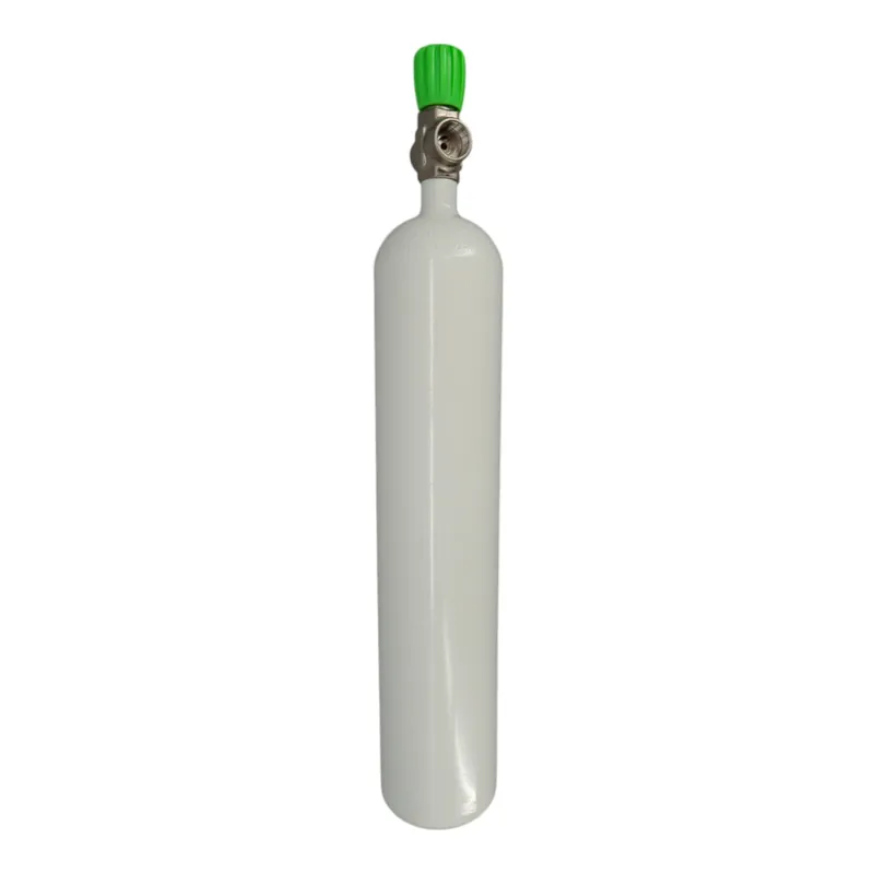 Diving bottle 3 litre 232bar complete with valve white S-valve Nitrox M26x2 Mega-Angebot