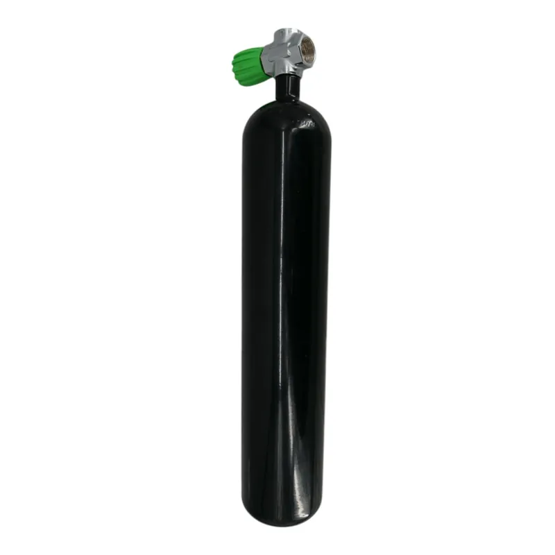 Tauchflasche 3 Liter 232bar komplett mit Ventil schwarz SH-Ventil Nitrox M26x2 Highlight
