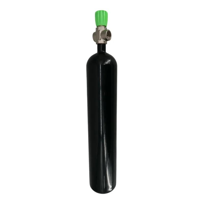 Jetzt Kaufen Diving bottle 3 litre 232bar complete with valve black S-valve Nitrox M26x2