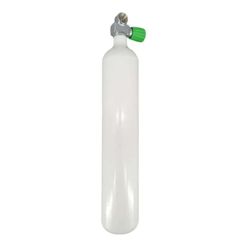Top-Seller Tauchflasche 3 Liter 232bar komplett mit Ventil weiß M25x2 Monoventil nicht erweiterbar Nitrox M26x2-Rechts