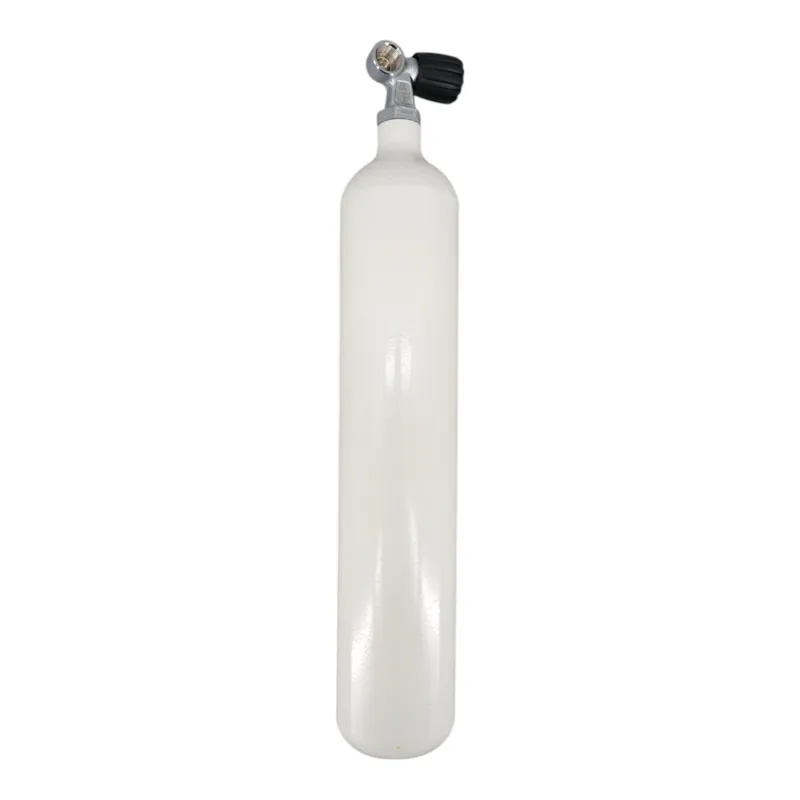 Tauchflasche 3 Liter 232bar komplett mit Ventil weiß M25x2 Z-Ventil G5/8"-Rechts Jetzt Kaufen
